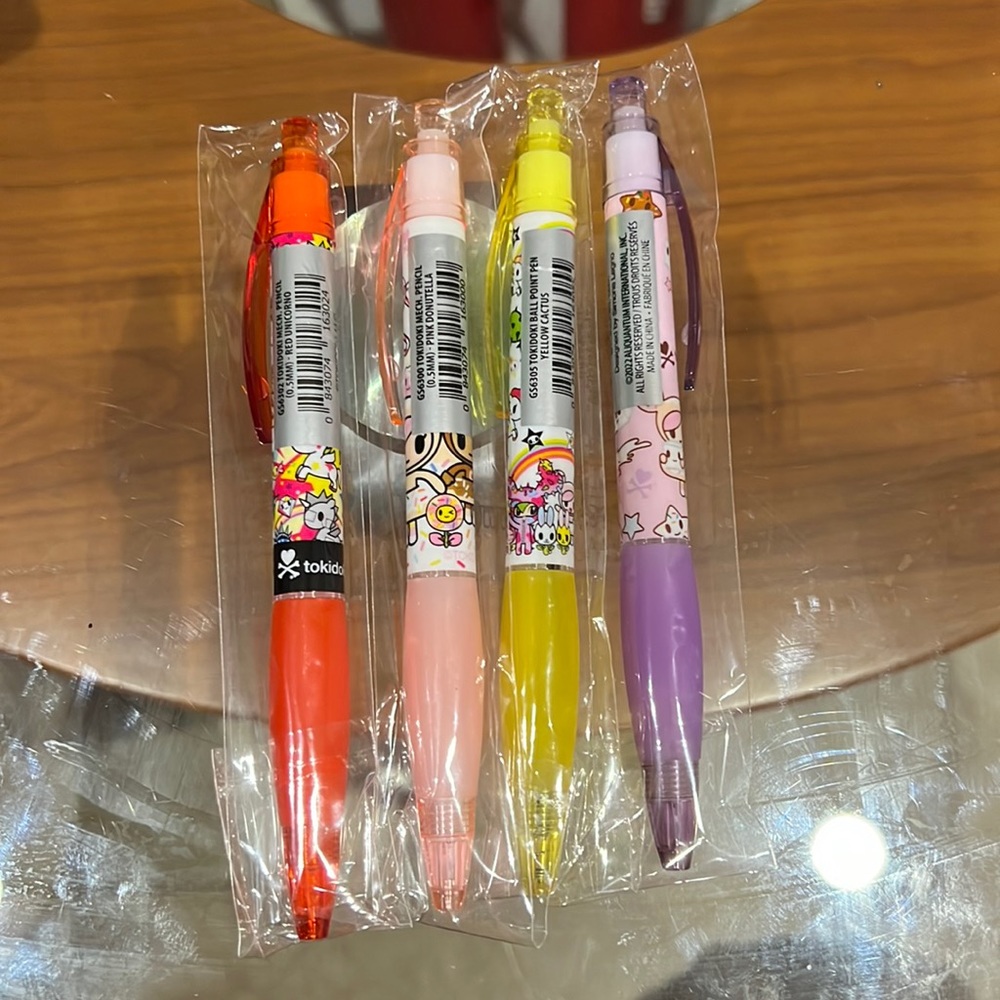 Tokidoki Mech pencil (.5MM)-4pc